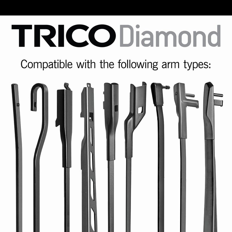 TRICO Diamond 2 Pack Fits Select Mini, Mazda, Fiat 25-1918