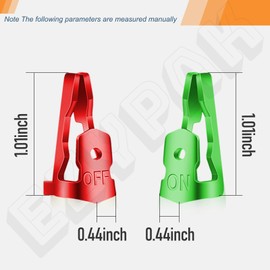 Pool Timer On Off Clips/Time Switch Replacement Trippers (8 ON /8 Off /16 Screws) for Intermatic 156T1978A T100 Series Clock Dial Trippers Timers Easy to Install