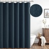 ANRODUO Extra Long Linen Shower Curtain, 108 Inch Long Heavy
