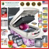 Unbranded 8 Blade Stainless Steel Chopper with Container - Your
