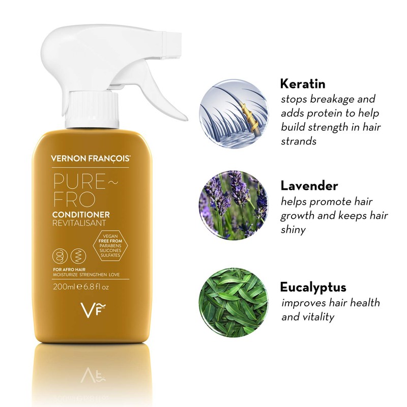 Vernon François® PURE~FRO® Conditioner, Premium Moisturizing & Sulfate Free Hair