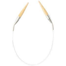 Bamboo Circular Knitting Needles "Takumi", 9-Inch Size 8 (3016/9-08)