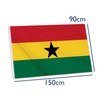 Ghana Flag,3x5 FT Ghananian Flag,36x60 Inch Large Digitial Double-Printed Durable