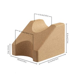 Cork Guitar Neck Rest, Two Different Heights with Soft and Smooth Surface, Guitar Accessories for Restringing, Polishing and Maintenance, DIY Guitar Tools for Luthier and Guitar Fans