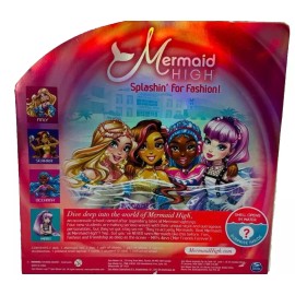 MERMAID HIGH Finly Mermaid High Deluxe Mermaid Doll & Accessories w/ Removable Tail Toy