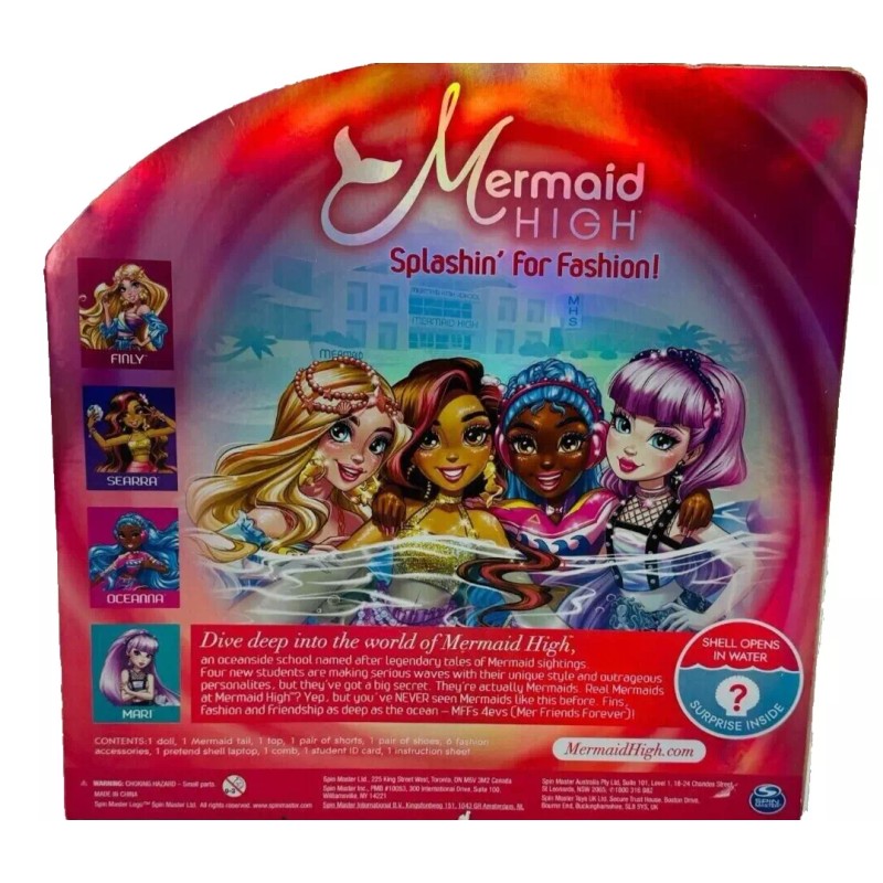 MERMAID HIGH Finly Mermaid High Deluxe Mermaid Doll & Accessories