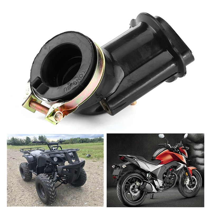 Carb Carburetor Air Intake Manifold Pipe Inlet Adapter Heighten 22/30mm