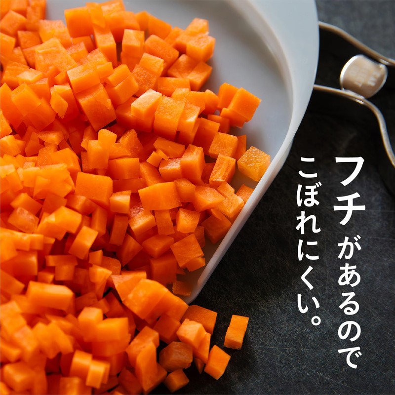 CBJAPAN Chopping Board, Skipper, Scooping Chopped Foods, Set of 2,