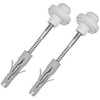 AERZETIX - C57820 - Set of wall mounting for sanitary