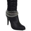 Unbranded Women Boot Bracelet Silver Metal Chain Shoe Comfortable Band