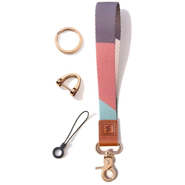 Senlly Lanyard Wristlet Keyring Lanyard Strap, Hand Strap Key Ring