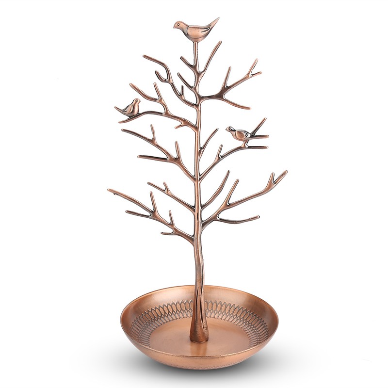 Fashionable Hanger Stand Necklace Bracelet Display Storage Tool Antique Brass