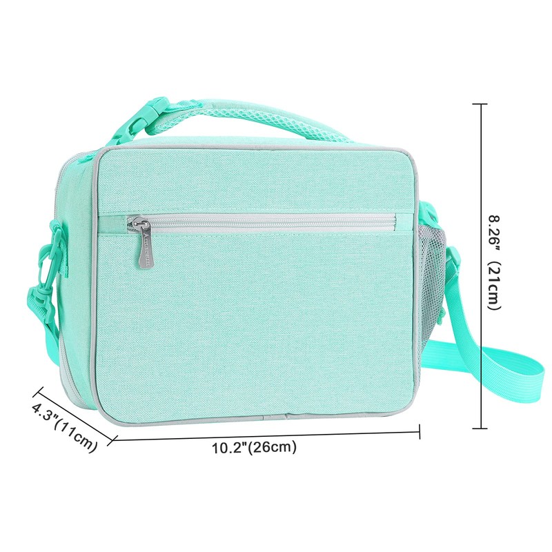 Amersun - Bolsa de almuerzo para niños, acolchada, duradera, aislada,