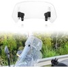 LimCryspp Motorcycle Windshield Extender Small Windshield Extender Block, Adjustable Clip