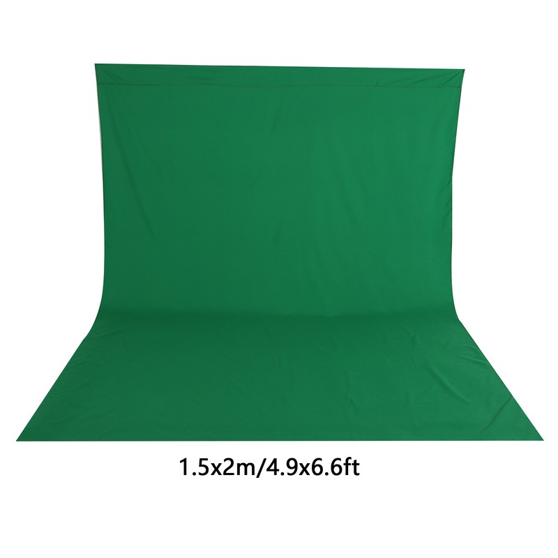 1.5x2m Non Woven Fabric Green Screen Backdrop Studio Photography Background