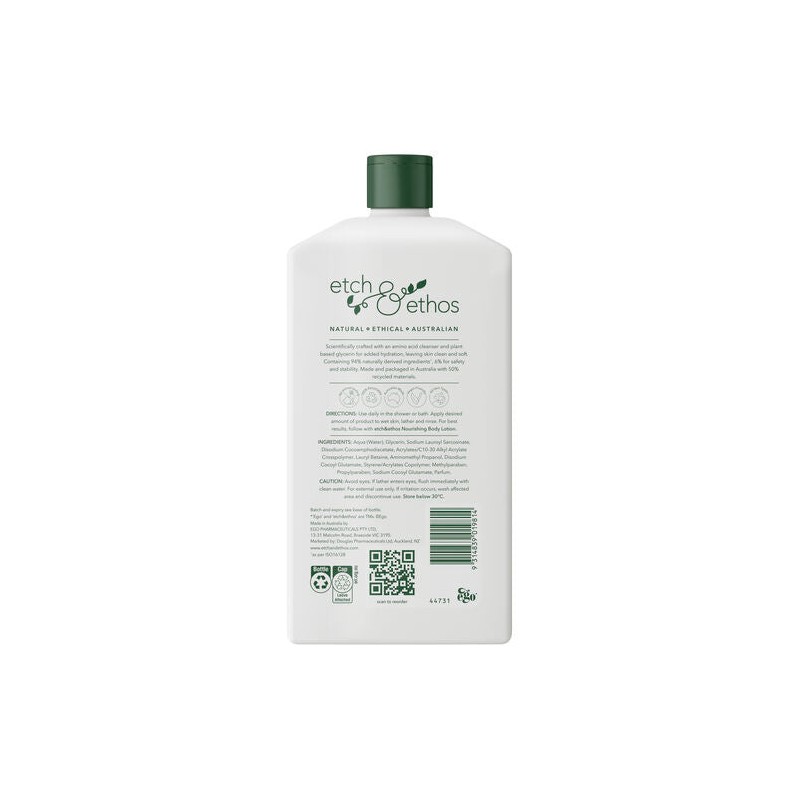 Etch & Ethos Hydrating Summer Ctirus Body Wash 1kg Refill