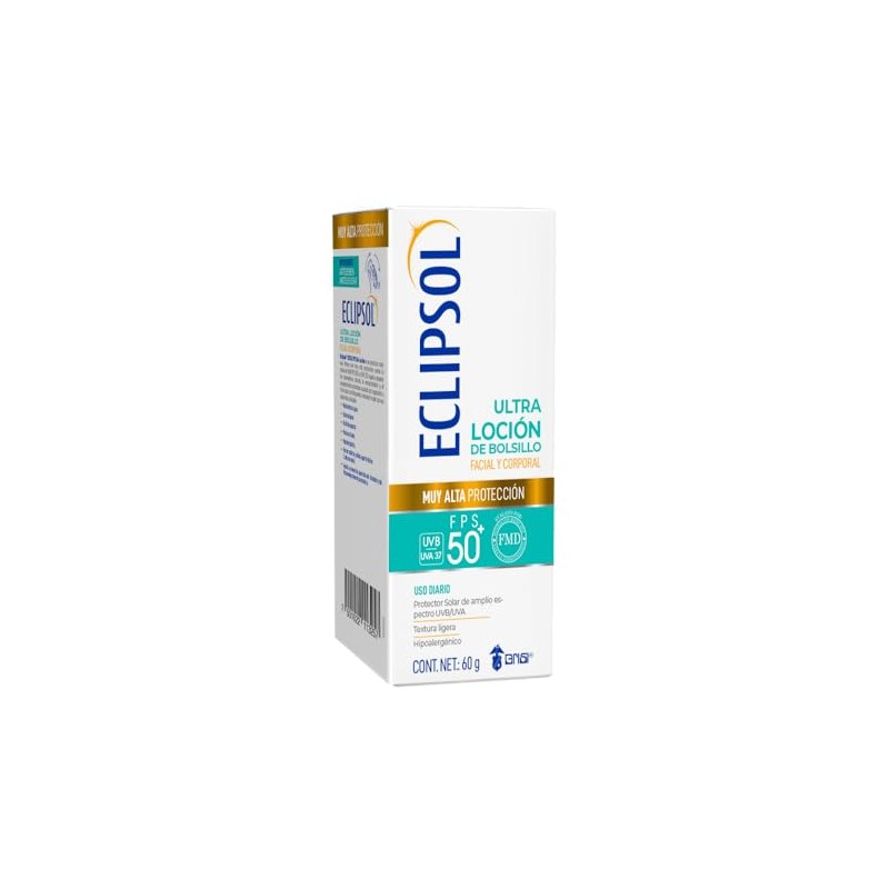 Eclipsol - Ultra Loción FPS 50+ de Bolsillo, Protector Solar