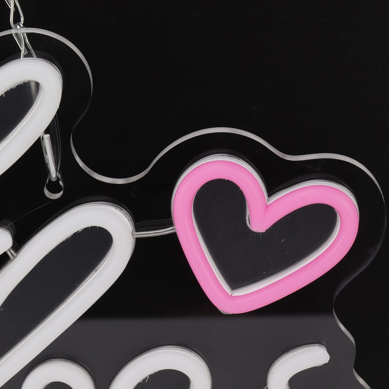 Neon Sign Good Vibes LED Light Acrylic USB Powered Wall