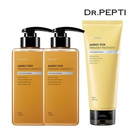 Dr. Pepti 2 Dr. Pepti Amino 100K shampoos + 1 treatment / 닥터펩티 아미노100K 샴푸 2개+트리트먼트 1개