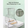Automatic Parrot Feeder Prevent Spillage and Splashing Easy Installation Acrylic