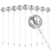10 PCS DISCO BALL DRINK STIRRERS Glitter Drink Stirrers Lolipop