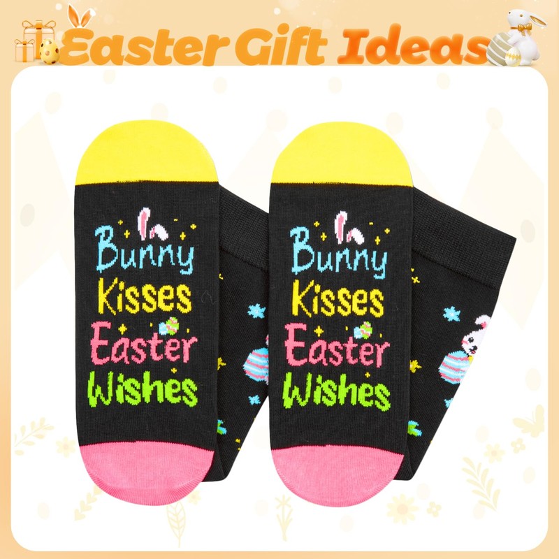 HAPPYPOP Easter Socks for Women - Rabbit Bunny Gifts for