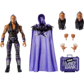 Mattel WWE Ultimate Edition Action Figure & Accessories, 6-inch Damian Priest Collectible Set, Swappable Heads & Hands, 30 Articulation Points