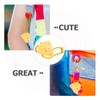 DECHOUS Cute Keychain 10Pcs Cheese Keychain Bulk Keychain Pendant Charms