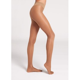 CALZEDONIA Woman's Sheer 40 Denier Tights in Nude, Size M