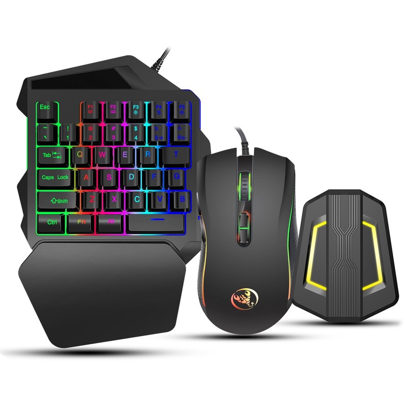 Keyboard Mouse Converter Gaming Adapter Base Kit Mobile Version Fit