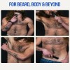 The Beard Struggle Varangian Beard Trimmer, 6-in-1 Cordless Waterproof Clipper