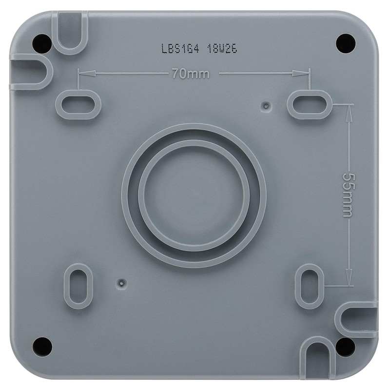 Luceco LED Storm Outdoor Bulkhead Light, 11.5 x 11.5 cm,