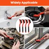 Aiuulu 12 Pcs Nylon Brushes for Cleaning, Non-Scratch Small Stiff