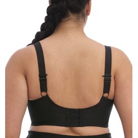Elomi womens Full Coverage Sport Sports Bra, Black, 38FF