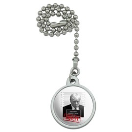 Trump Mugshot Guilty Ceiling Fan and Light Pull Chain