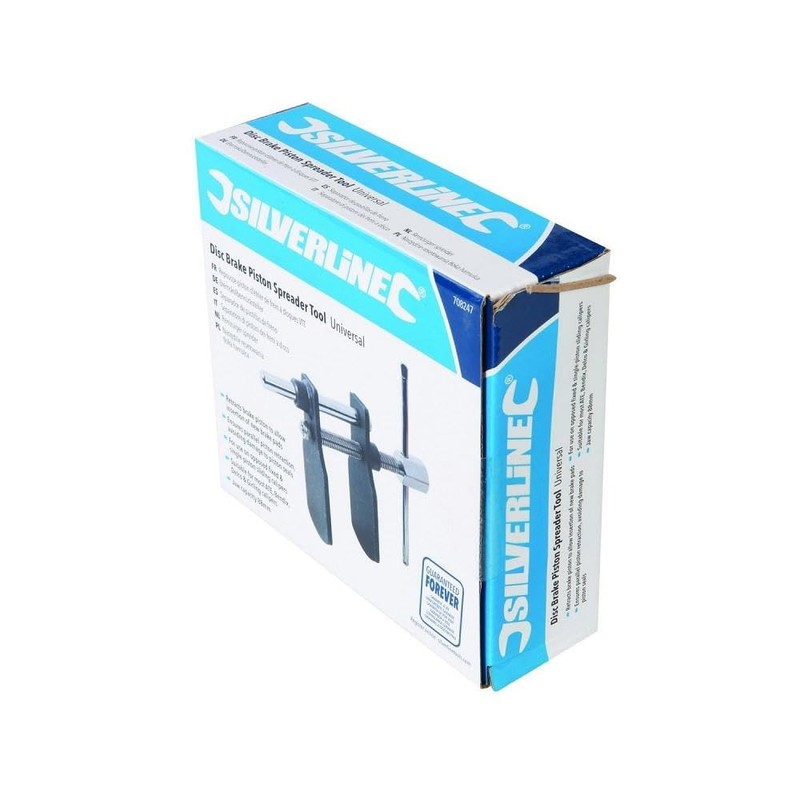 Silverline Disc Brake Piston Spreader Tool Universal (708247),Black
