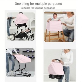 Oaygat Baby-Autositzbezug, Stillbezug, Stillbezug für Baby, Stillen, Stillen, Buchten für Mutter, Stillschürze, weich, atmungsaktiv und leicht, Autositzbezug