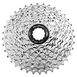 SunRace Silver 9 Speed 11-36T Cassette