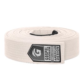 GOSPEL Vintage Series BJJ Belt for Men & Women | Brazilian Jiu Jitsu Belt with Vintage Colors (Vintage White, A1)
