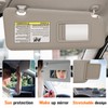 Sun Visor with Light for 2008-2013 Toyota Highlander, Right Passenger