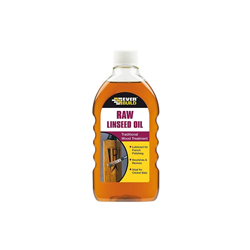 Everbuild Raw Linseed Oil, 500 ml
