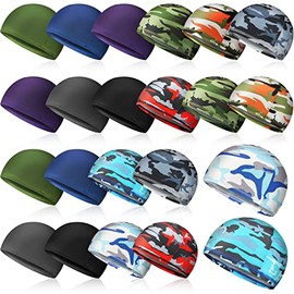 22 Pcs Helmet Liner Skull Cap Men's Cooling Cycling Cap Sports Helmet Cap for Men Women Running Skiing Hat, Classic Style