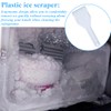 AFCJLTO Freezer Set - 2 Plastic Ice Scraper Cleaning Tools