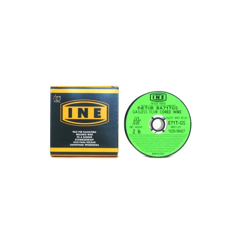 INETUB BA71TGS .030-Inch on 2-Pound Spool Carbon Steel Gasless Flux