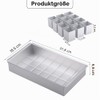 Aluminium Cake Mould, Numbers, Rectangular, 31 x 18 x 5