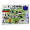 World By Shotglass Bulgaria EU Series Fridge Magnet 2.5" x