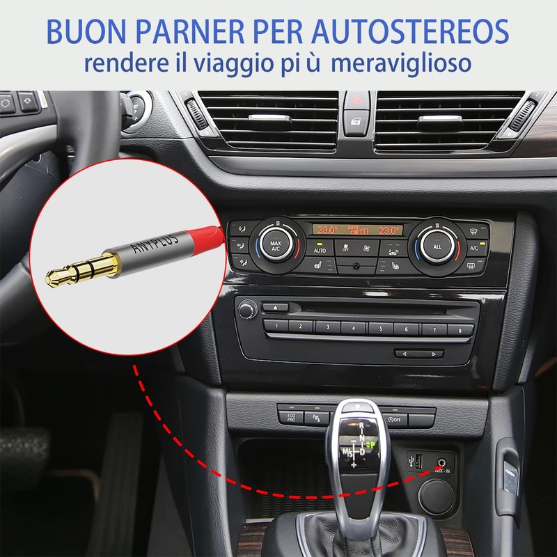 ANYPLUS Aux cable, 3 m, 3 5 jack to 3