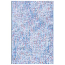 Safavieh Summer Collection SMR408M Boho Indoor/ Outdoor Area Rug, 6'6" x 9'4", Blue / Red