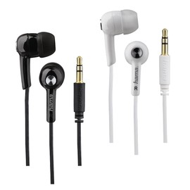 Hama Basic4Music Headset Stand (28 In-Ear, No Integrated Microphone, Headphone Bandwidth 20 to 20,000 Hz, Cable Length 1.2 m) Black/White/Arcadia/Purple