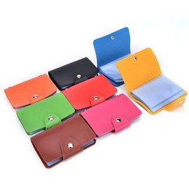 Leather Card Wallet Case Handbag Card Holder for Business Don White p5660 100ea